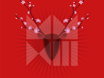 Redfest 2013 2013 cover festival illustration programmer redfest stag vectors