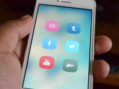 Zosial deviantart dribbble facebook icons social tumblr twitter youtube