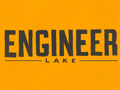 Engineer Lake ak hand written lake lettering road sign type wildlife