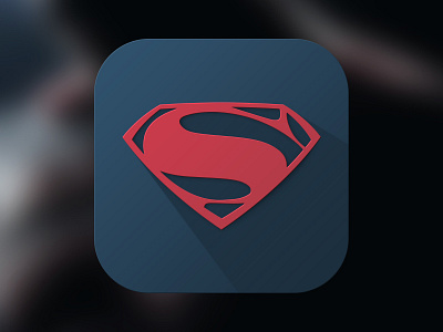 Man of Steel Icon hope icon ios ios7 man of steel superman