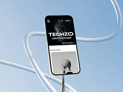 Techzo Digital Agency Web Design agency agency website design clean clean layout corporate website creative design digital digital agency framer it company website landing page minimal modern portfolio ui ux webflow website website design