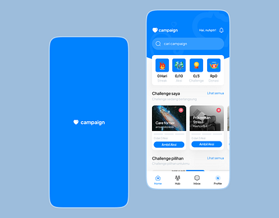 🤩 Redesign Campaign app campaign charity design indonesia info local mobile share sound support typography ui uiux ux