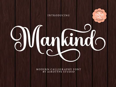 Mankind - Swirl Modern Script Calligraphy Font calligraphy calligraphy font crafty font elegant font fancy font font fonts handwriting handwriting font lettering lettering font modern font pretty font script font swash font swirl calligraphy swirl font typeface typography wedding font