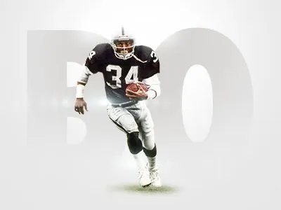 Bo Jackson football los angeles nfl nike raiders sports