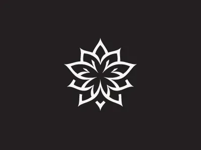 Abstract Plant george bokhua logo mark milash symbol