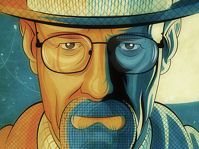 Say my name adobe amc breakingbad bryancranston digital heisenberg illustration illustrator vectorartwork wacom walterwhite