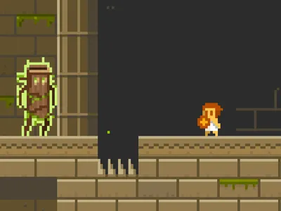 Forest Guardian First Appearance 8 bit elliot quest nes ouya retro zelda