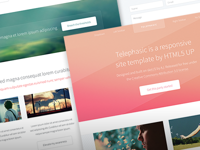 Telephasic freebie web web design