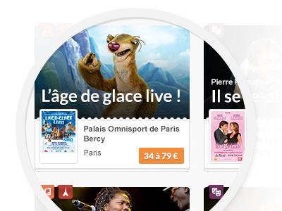 Thumbnail Ice Age live! detail thumbnail ui ux webdesign