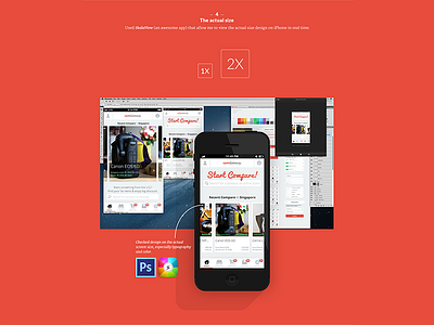 comPare Case Study (2013 May) app case case study clean design mockup presentation tool ui ux visual