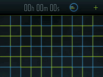 Timer Animation animation blue gif green interface neon timer tron web