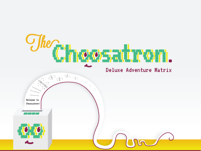 The Choosatron game retro robot toy