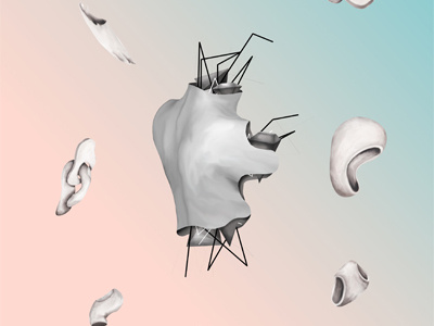 ♀ classic diamonds female gradient hipster hipster colours modern sculpture illustration shapes