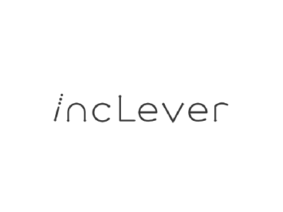 IncLever black brand branding fulcrum identity inc lever logo motion serif simple white