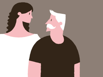 The couple black man white woman