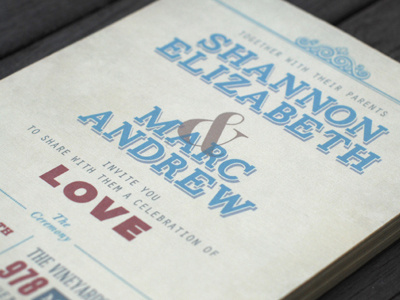 Wedding Invite invite lost type wedding