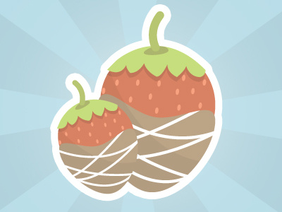 Chocolate Strawberry chocolate dessert fruit kawaii strawberry sweets vector