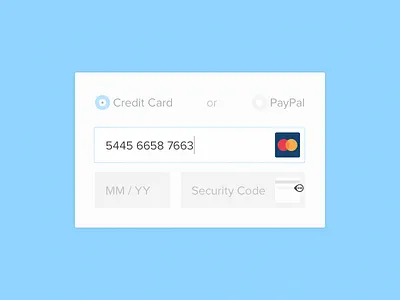 Checkout checkout credit card flat form ui