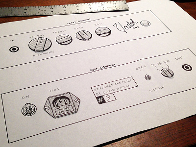 Panel Layouts 6v6 amp guitar