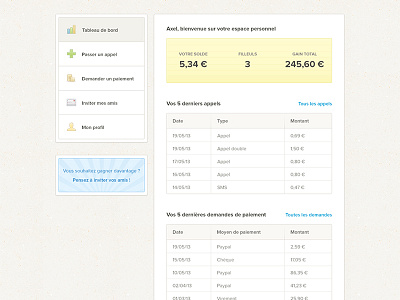 Personnal Account clear maestrooo subtle ui ux webapp webdesign white
