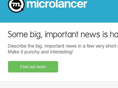 EDM build - header/intro blocky edm envato microlancer newsletter