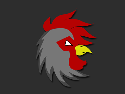 Wrecking Krew Logo brand branding bust gamer gaming logo rooster wrecking krew