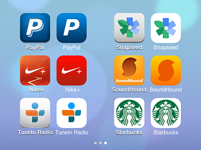 iOS 6 > 7 – App Icons 3 app apple couple evernote facebook foursquare icon icons ios ios7 twitter whatsapp