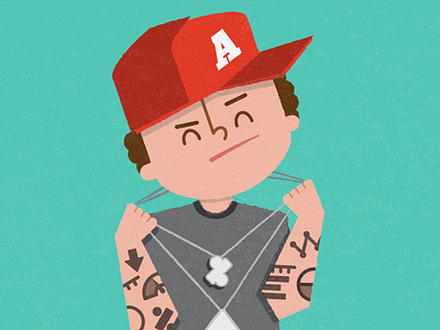 Down with the analytics analytics character gangster illustration