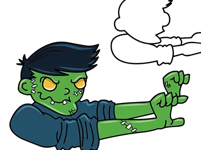 Zombie Boy! illustration logo mascot monstor zombie zombies