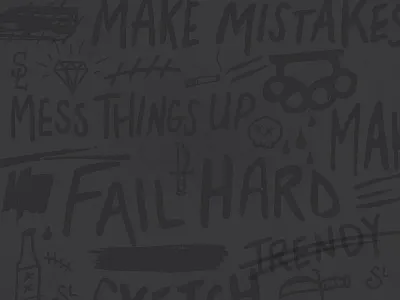 Thing for a Thing brass knuckles cig fail gross knife messy mistake skull smoke stab stitches