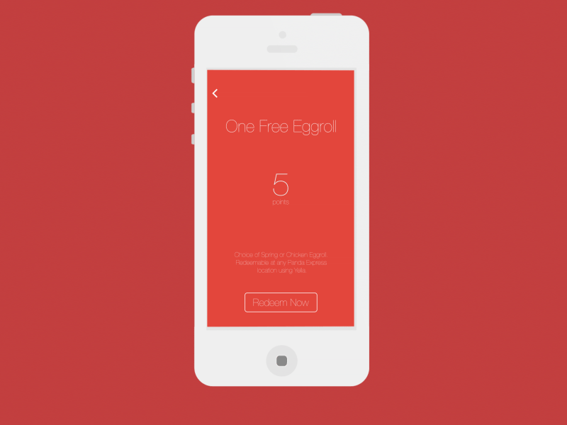 Prototype Animation animation app flat gif graphics ios7 iphone motion red ui