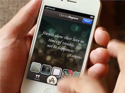 Quotestagram Quotes Sharing App app apple brown instagram ios iphone photos quotes sharing