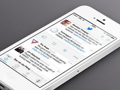 iOS 7 Twitter concept concept icons iculture ios7 iphoneclub light retweet tweet twitter
