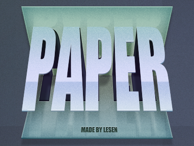 Paper cut fold hollowout icon paper