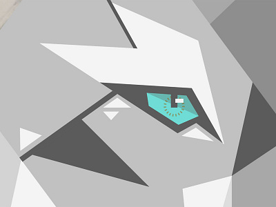 Wolf geometric illustration wolf