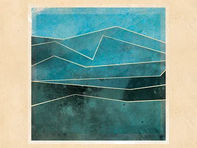 Walls album cover design geometric walls