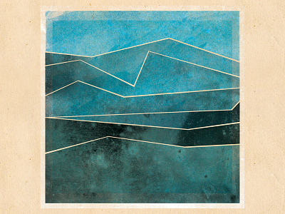 Walls album cover design geometric walls