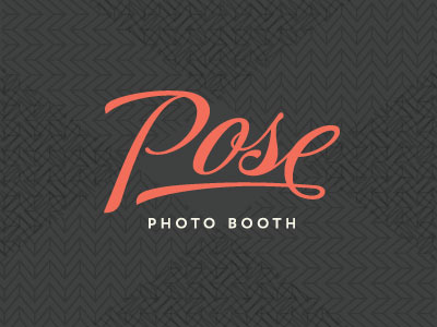 Pose Logo braizen chevron logo modern pattern pose san serif script type