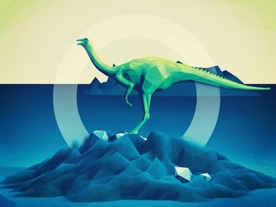 Anchisaurus 3d c4d cinema 4d dinosaur low poly