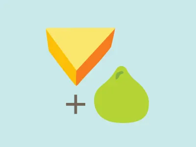 Wedge + Fig branding illustration logo