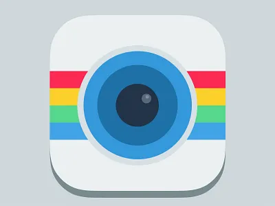 Instagram flat icon flat france free freebies icon icons instagram ios ios 7 iphone redesign