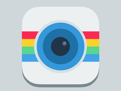 Instagram flat icon flat france free freebies icon icons instagram ios ios 7 iphone redesign