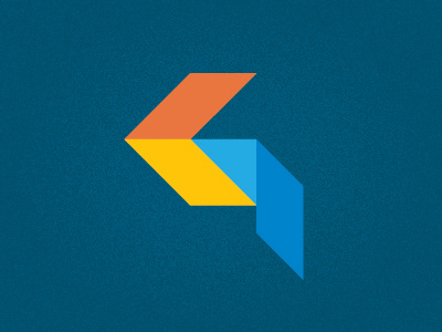 CT Tangram geometric identity logo mark tangram