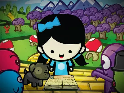 Monsters Invade: Oz game illustration ios ipad iphone pokemon video game