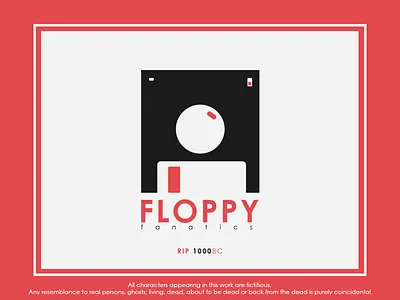RIP Floppy Fanatics 1000bc black fanatics floppy illustration joke rip