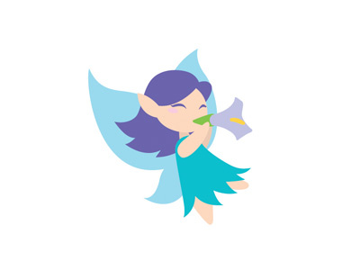 Thursday1036 cartoon faerie fairy icon illustration