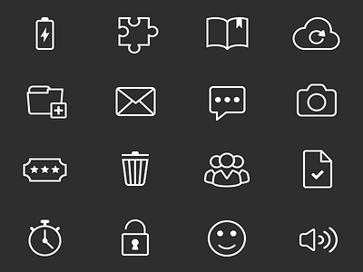 Icon set preview icon icon set icons illustrator ios7 outline scalable