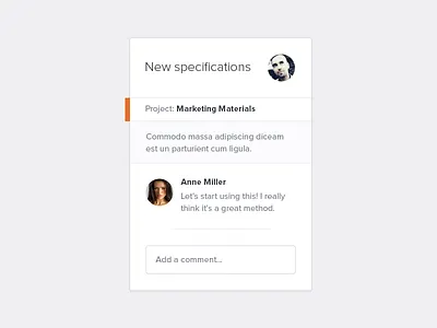 Clean comments clean comments discussions photoshop ui user interface widget