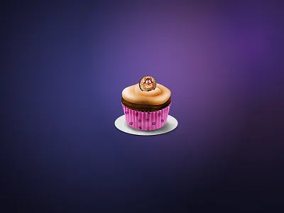 Сhipmunk CupCake cake chipmunk cup cupcake illustration