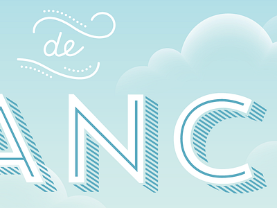 Something's cooking blue cloud illustration illustrator sky tourdefrance trend